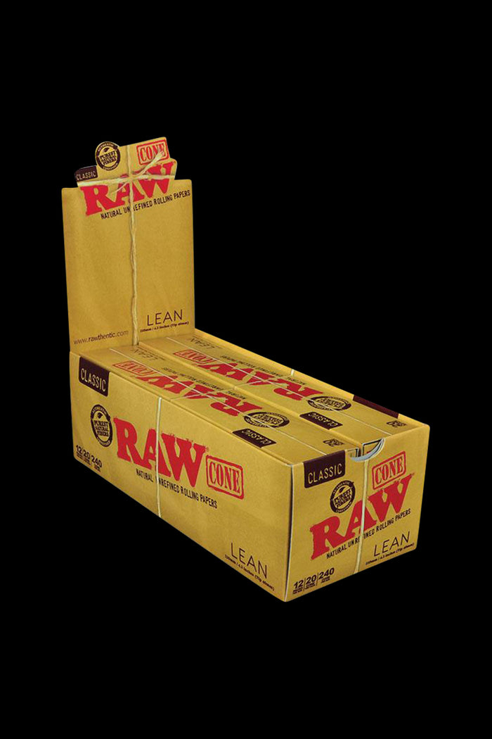 RAW Classic Lean Cones - 12 Pack - Pre-Rolled Tips