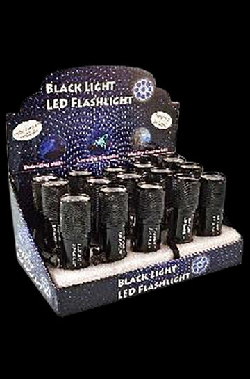 Black Light LED Flashlight - 15 Pack