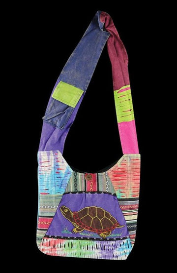 Razor Cut Shoulder Bag - Turtle