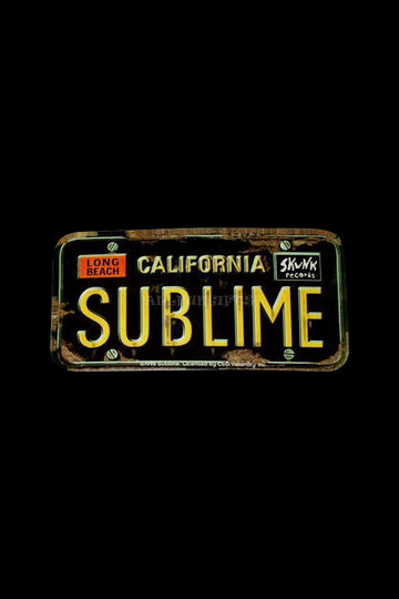 Sublime Logo License Plate Sticker
