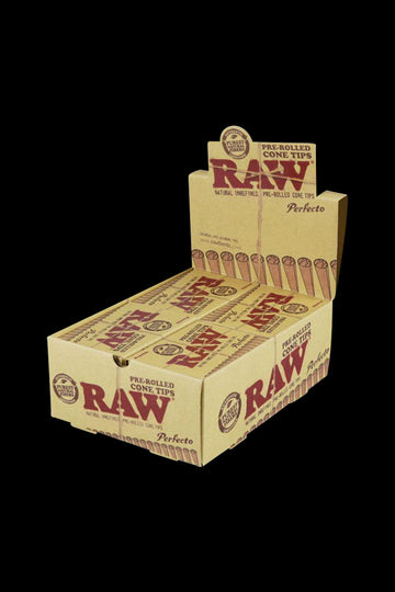 RAW Perfecto Pre-Rolled Cone Tips - 20 Pack