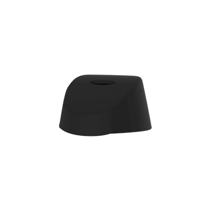 Close-up of the G Pen Elite mouthpiece, displaying its black, rounded shape against a plain white background.