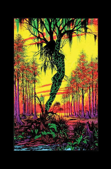 Swamp Mirage Blacklight Poster