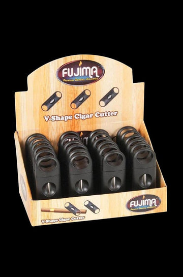Fujima V-Shape Cigar Cutter - 24 Pack