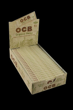 OCB Organic Hemp 1 1/4" Rolling Papers - 24 Pack