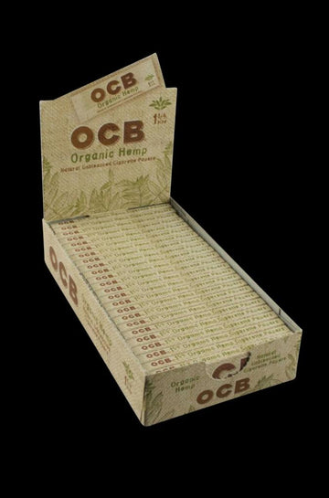 OCB Organic Hemp 1 1/4" Rolling Papers - 24 Pack