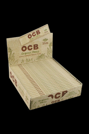OCB Organic Hemp Slim Rolling Papers - 24 Pack