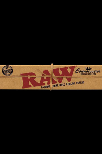 RAW Connoisseur Kingsize Slim Rolling Papers - 24 Pack