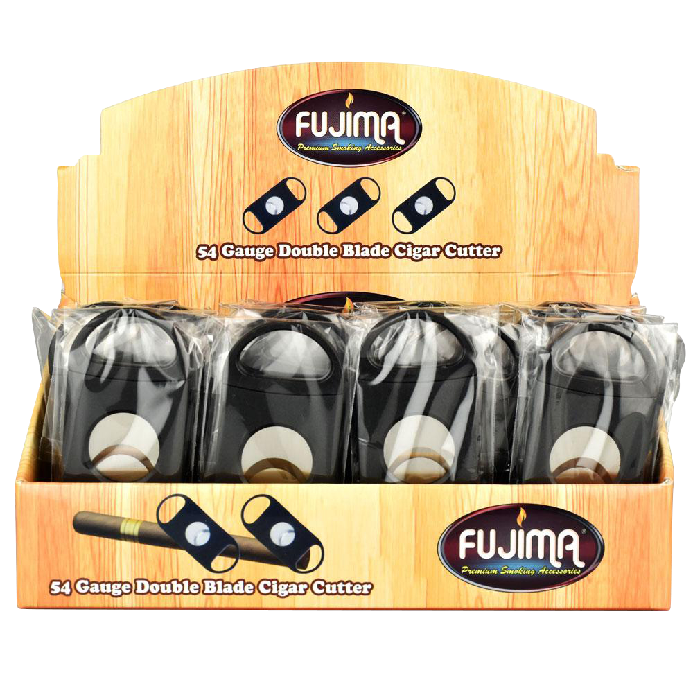 Fujima 54 Gauge Double Blade Cigar Cutter Bulk 24 Pack