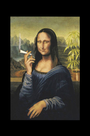 Poster - Mona Lisa Smoking