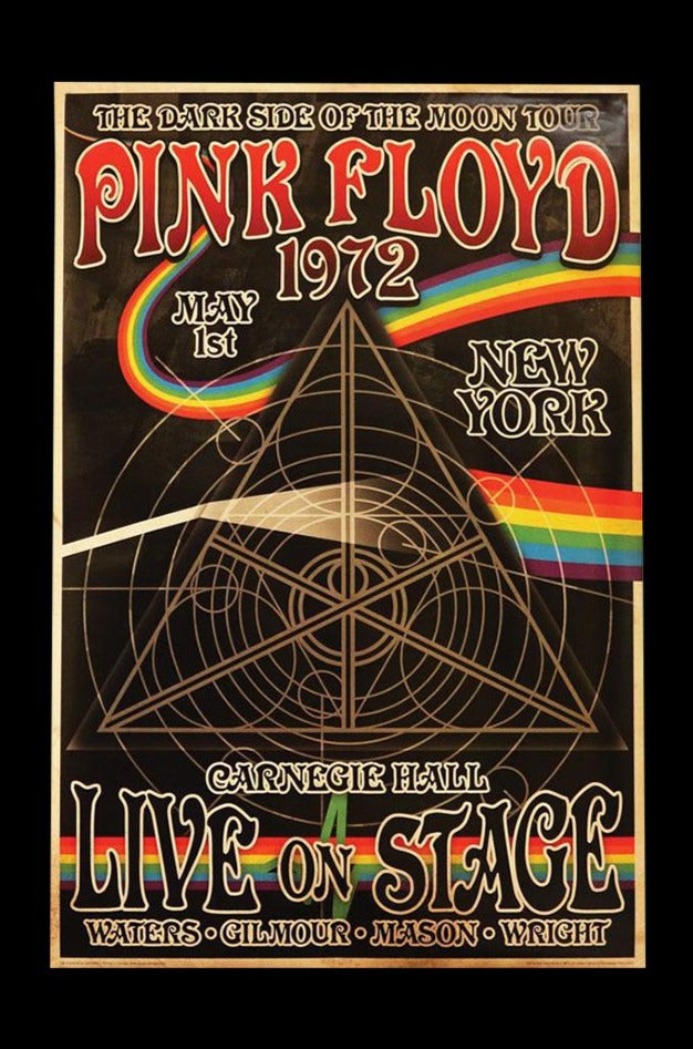 foder Smitsom sygdom bjærgning Pink Floyd Dark Side Tour Poster