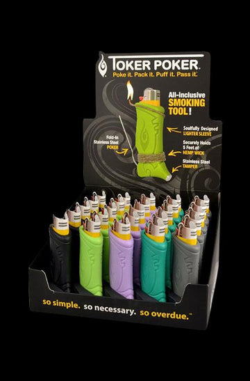 Toker Poker Lighter Sleeve - 25 Pack
