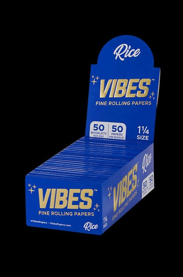 Rice - VIBES Box of Rolling Papers - 50 Pack