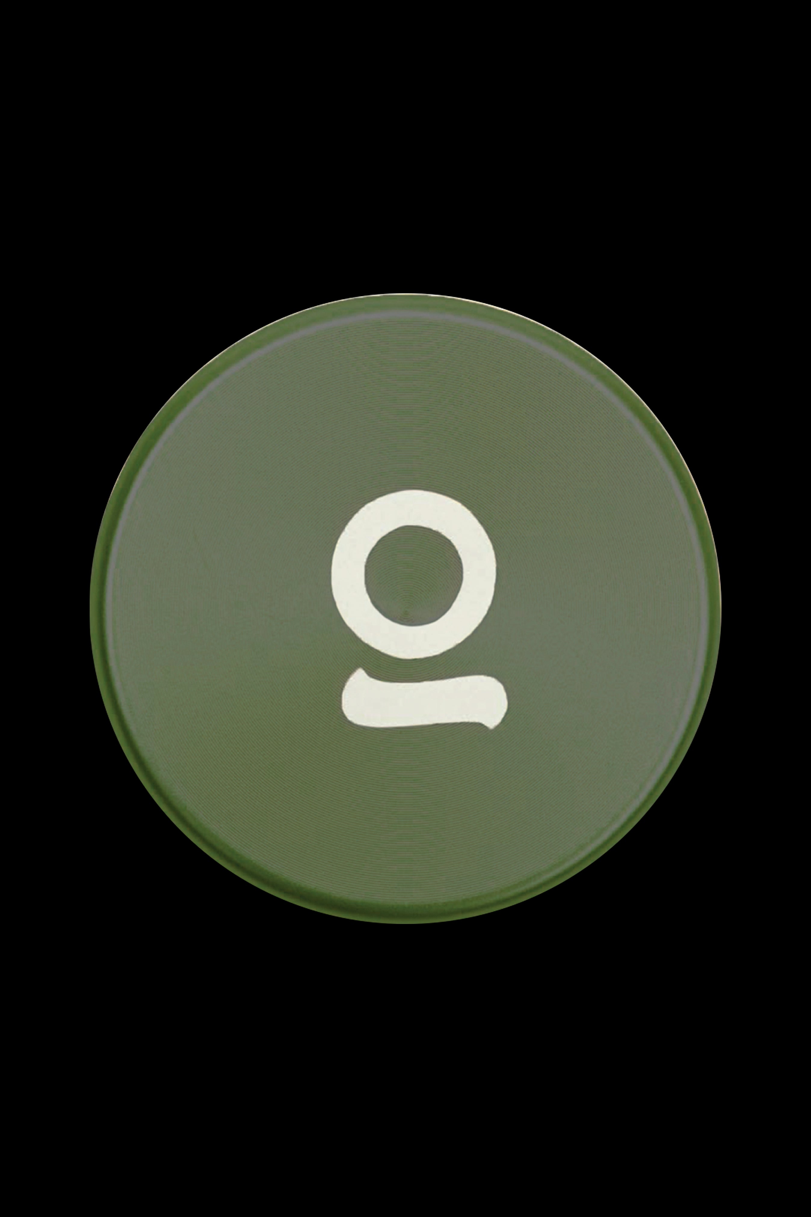 Green circular cannabis brand logo with a stylized “o” design.