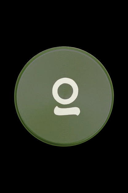 Green circular cannabis brand logo with a stylized “o” design.