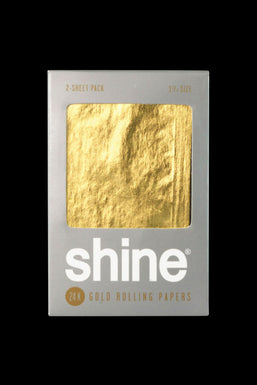 Shine 24K Gold 1 1/4"Rolling Papers - 2 Pack