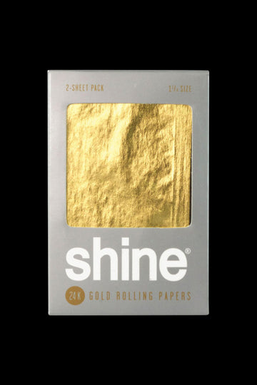 Shine 24K Gold 1 1/4"Rolling Papers - 2 Pack