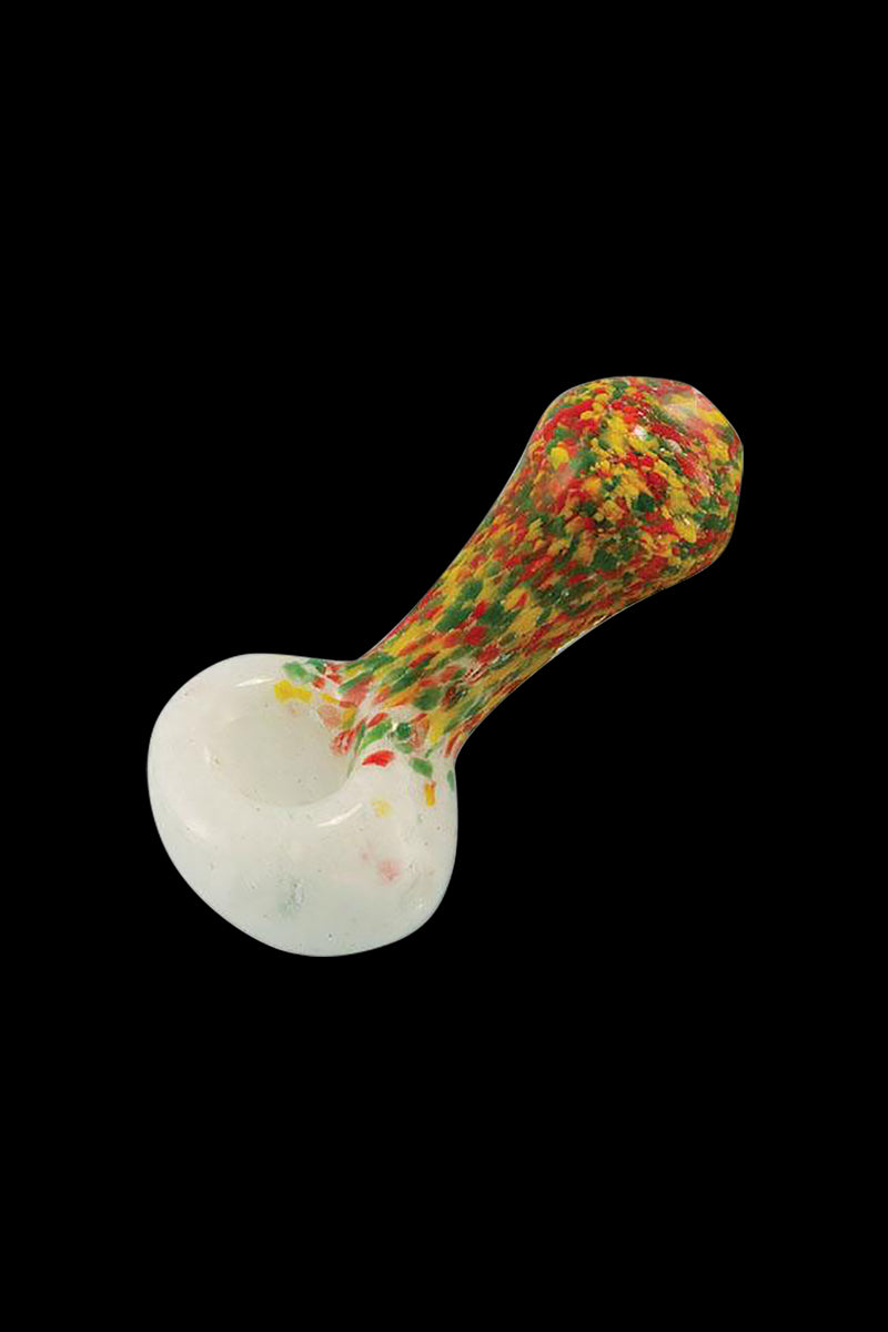 Smoke Cartel Rasta Frit Glass Pipe - Colorful & Durable