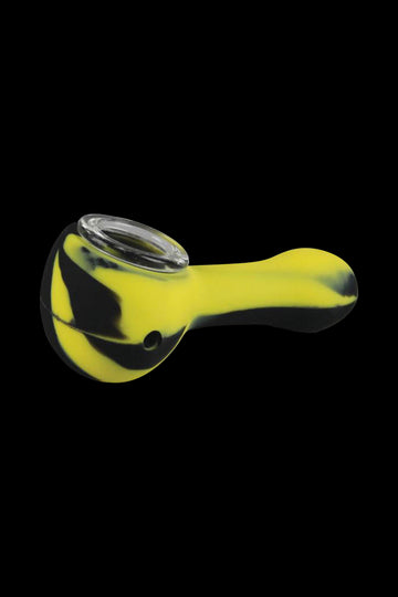 Classic Silicone Hand Pipe with Glass Bowl
