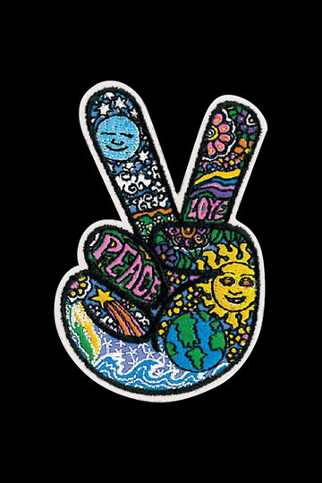 Peace Fingers Patch by Dan Morris