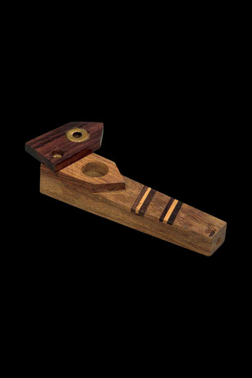 Tri-Tone Wood Pipe with Swivel Cover & Screen