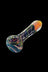 Multicolor Glass Pipe with Twisted Design