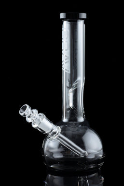 Grav Labs Small Round Base Water Pipe with Black Accents