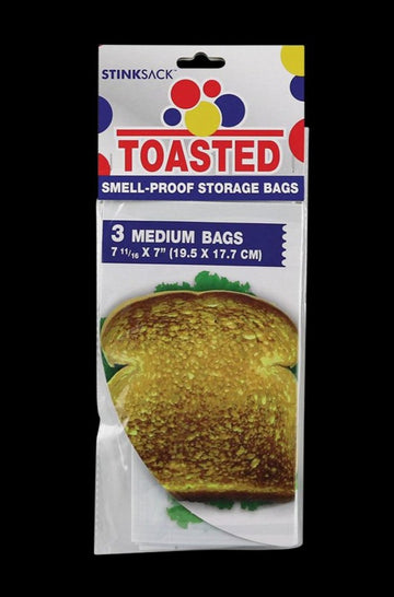 Stink Sack Toasted Smell-Proof Storage Bags - 3 Pack