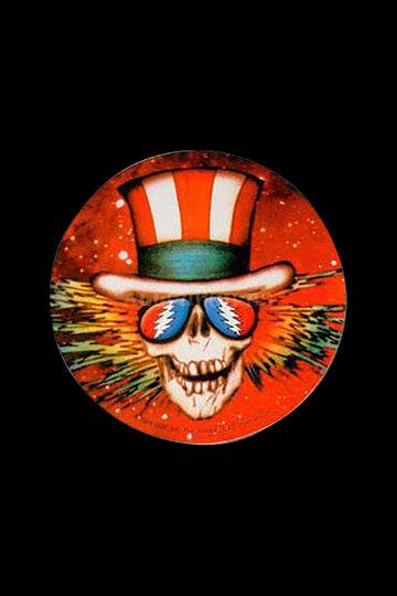 Round "Uncle Sam Skeleton" Sticker