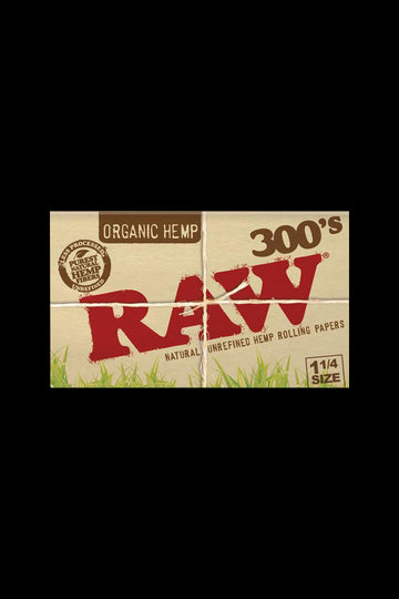 RAW Organic Hemp 300s Rolling Papers - 40 Pack
