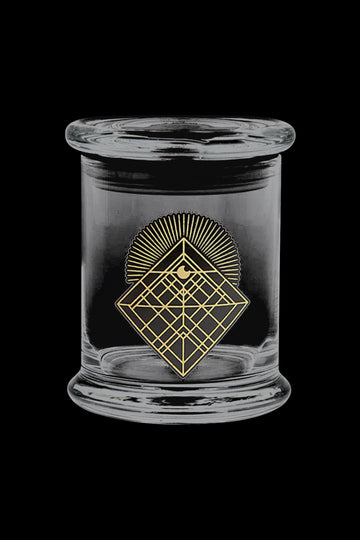 X Small - 420 Science "Geometric Pattern" Glass Jar