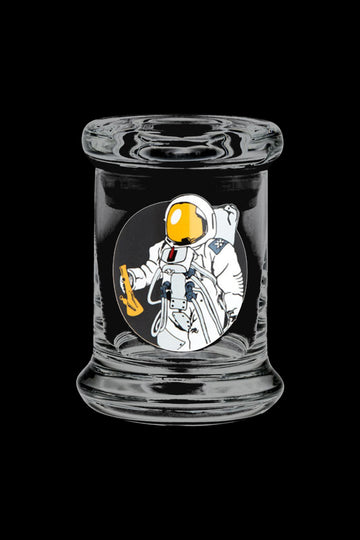 Small - 420 Science Spaceman Pop Top Jar