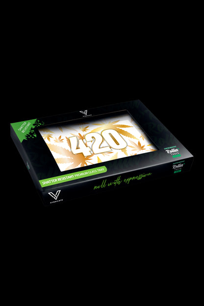 V Syndicate Glass Rolling Tray