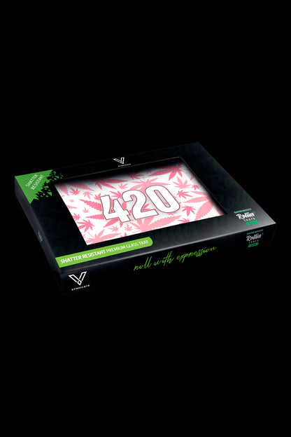 V Syndicate Glass Rolling Tray
