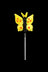 Butterfly - Themed Glass Poker &amp; Dabber Tool