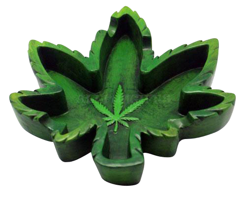 HEMP TRAY ヘンプトレイ 葉っぱ型 お皿 6枚セット　灰皿　まとめ売り Smoke Cartel Hemp Leaf Ashtray - Green, Durable Resin