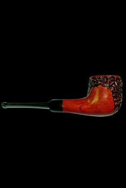 Engraved Billard Cherry Tobacco Pipe