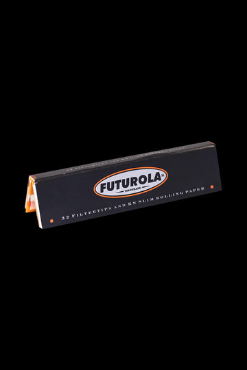 Single Pack - Futurola King Size Slim Rolling Papers with Tips