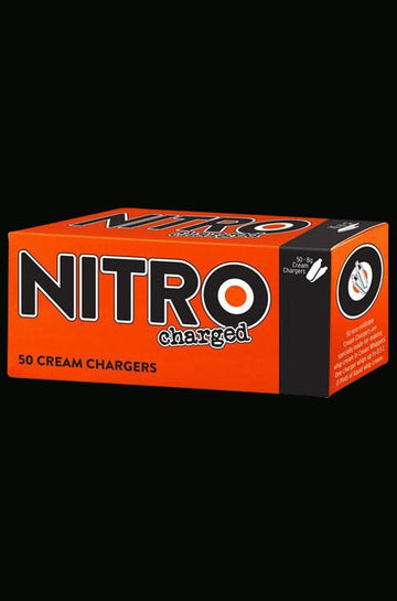 Nitrocharged Cream Chargers - 50 Pack