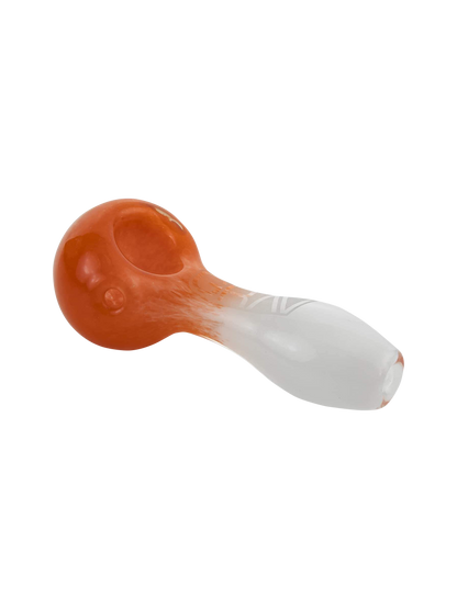 A side view of the GRAV® Frit Spoon shows the curved glass bowl and smooth, rounded design.