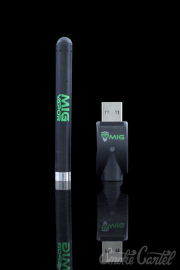 Black - MiG Vapor CE3 Battery and Charger for Pre-Filled 510 Cartridges - MiG Vapor - - MiG Vapor CE3 Battery and Charger for Pre-Filled 510 Cartridges