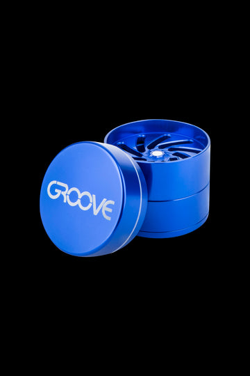 Aerospaced Groove 4-Piece Aluminum Grinders - Aerospaced Groove 4-Piece Aluminum Grinders
