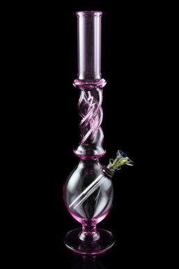The "Squid" Color Swirl Twisted Neck Water Bong