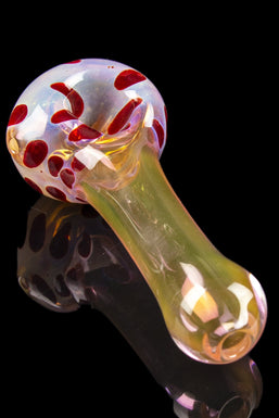 Gold Fumed Dot Spoon Pipe