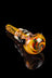 Silver Fumed Inside Out Latticino Thick Spoon - Silver Fumed Inside Out Latticino Thick Spoon
