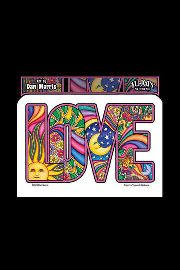 Dan Morris "Love" Indoor/Outdoor Sticker