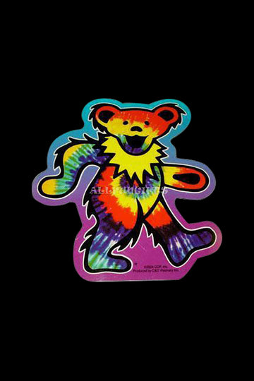 Bear Shape Grateful Dead Tie-Dye Bear Sticker