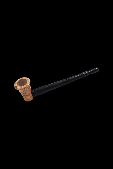 Stone Pipe with Wooden Stem