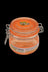 Orange Faux Prescription Glass Jar - Bulk 6 Pack
