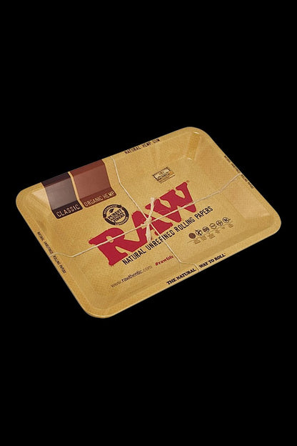 Pack of RAW Classic Organic Hemp rolling papers against a black background.